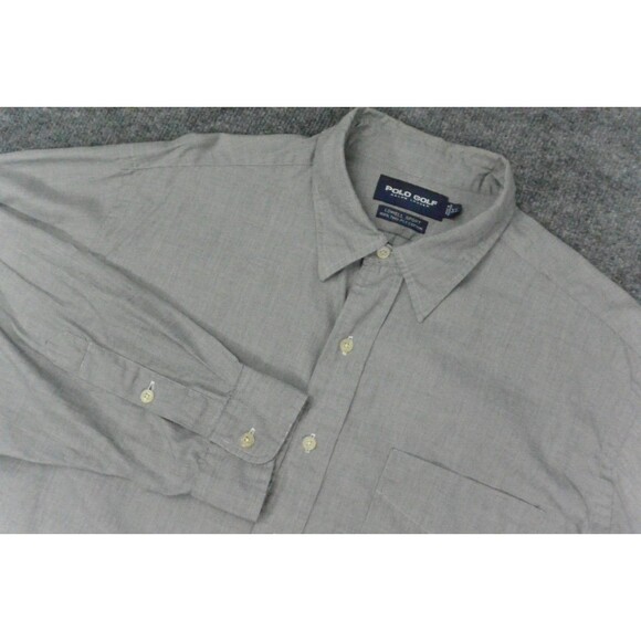 Polo Golf Ralph Lauren Shirt‎ Mens XL Gray Lowell Sport - Picture 1 of 8